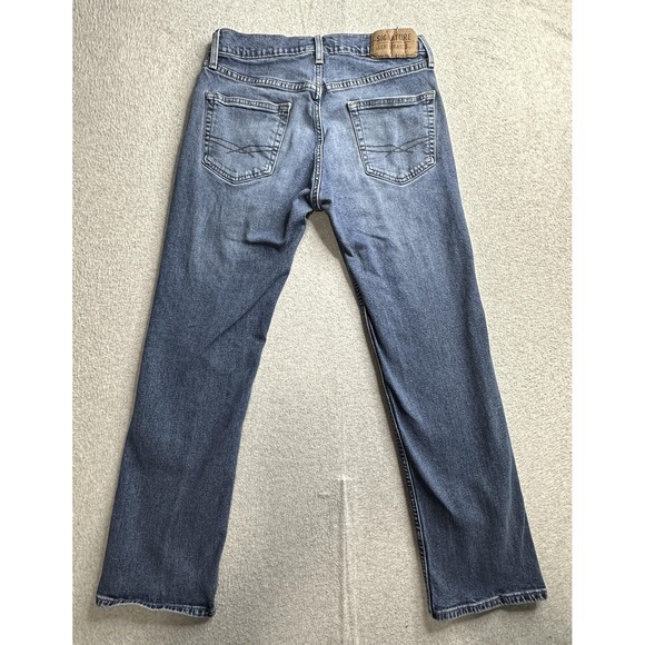 Signature Levi Strauss Jeans Mens 29x30 Blue Relaxed Fit Denim Stretch Waterless